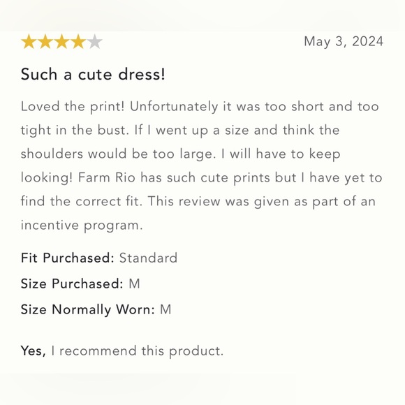 NWOT Size S - Farm Rio Long-Sleeve Printed Mini Dress - Picture 10 of 14